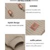 imageCOOFANDY Mens Hooded Sweatshirt Casual Long Sleeve Drawstring Waffle Knit Pullover HoodiesKhaki