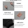 imageCOOFANDY Mens Hooded Sweatshirt Casual Long Sleeve Drawstring Waffle Knit Pullover HoodiesPat 5light Grayblack