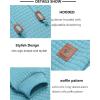 imageCOOFANDY Mens Hooded Sweatshirt Casual Long Sleeve Drawstring Waffle Knit Pullover HoodiesSky Blue