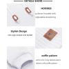 imageCOOFANDY Mens Hooded Sweatshirt Casual Long Sleeve Drawstring Waffle Knit Pullover HoodiesWhite
