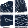 imageCOOFANDY Mens Knit Polo Shirts Casual Short Sleeve Button Down Polo Shirt Classic Golf ShirtsFnavy BlueWhite Striped