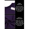 imageCOOFANDY Mens Muscle TShirt Pleated Raglan Sleeve Bodybuilding Gym Tee Short Sleeve Fashion Workout Shirts Hipster ShirtDark Purple