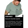 imageCOOFANDY Mens Muscle TShirt Pleated Raglan Sleeve Bodybuilding Gym Tee Short Sleeve Fashion Workout Shirts Hipster ShirtLight Green