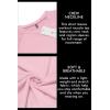 imageCOOFANDY Mens Muscle TShirt Pleated Raglan Sleeve Bodybuilding Gym Tee Short Sleeve Fashion Workout Shirts Hipster ShirtPink