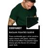 imageCOOFANDY Mens Muscle TShirt Pleated Raglan Sleeve Bodybuilding Gym Tee Short Sleeve Fashion Workout Shirts Hipster ShirtType1  Dark Green
