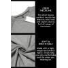 imageCOOFANDY Mens Muscle TShirt Pleated Raglan Sleeve Bodybuilding Gym Tee Short Sleeve Fashion Workout Shirts Hipster ShirtType1  Light Grey