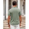 imageCOOFANDY Mens Polo Shirt Golf Quick Dry Performance Short Sleeve Moisture Wicking Athletic Polo Collared Tennis TShirtArmy Green