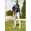 imageCOOFANDY Mens Polo Shirt Golf Quick Dry Performance Short Sleeve Moisture Wicking Athletic Polo Collared Tennis TShirtDark Blue