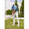 imageCOOFANDY Mens Polo Shirt Golf Quick Dry Performance Short Sleeve Moisture Wicking Athletic Polo Collared Tennis TShirtLight Blue