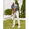 imageCOOFANDY Mens Polo Shirt Golf Quick Dry Performance Short Sleeve Moisture Wicking Athletic Polo Collared Tennis TShirtLight Gray