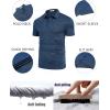 imageCOOFANDY Mens Polo Shirt Golf Quick Dry Performance Short Sleeve Moisture Wicking Athletic Polo Collared Tennis TShirtNavy Blue