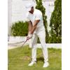 imageCOOFANDY Mens Polo Shirt Golf Quick Dry Performance Short Sleeve Moisture Wicking Athletic Polo Collared Tennis TShirtWhite