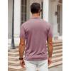 imageCOOFANDY Mens Polo Shirt Golf Quick Dry Performance Short Sleeve Moisture Wicking Athletic Polo Collared Tennis TShirtWine