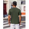 imageCOOFANDY Mens Polo Shirts Short Sleeve Casual Knit Polo Shirt Vintage Golf T Shirts Old Money TopsArmy Green