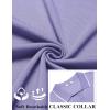 imageCOOFANDY Mens Polo Shirts Short Sleeve Casual Knit Polo Shirt Vintage Golf T Shirts Old Money TopsPurple