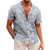 Palm Leaf-light Blue