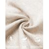 imageCOOFANDY Mens Linen Shorts Casual Beach Shorts 9 inch Inseam Elastic Waist Drawstring Summer ShortsLight KhakiBlack