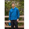 imageCOOFANDY Mens Packable Rain Jacket Lightweight Waterproof Raincoat with Hood Outdoor Rain Gear Travel Hiking CyclingBlue