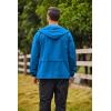 imageCOOFANDY Mens Packable Rain Jacket Lightweight Waterproof Raincoat with Hood Outdoor Rain Gear Travel Hiking CyclingBlue