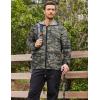 imageCOOFANDY Mens Packable Rain Jacket Lightweight Waterproof Raincoat with Hood Outdoor Rain Gear Travel Hiking CyclingCamo