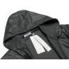 imageCOOFANDY Mens Packable Rain Jacket Lightweight Waterproof Raincoat with Hood Outdoor Rain Gear Travel Hiking CyclingDark Grey