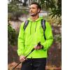 imageCOOFANDY Mens Packable Rain Jacket Lightweight Waterproof Raincoat with Hood Outdoor Rain Gear Travel Hiking CyclingGreen