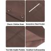 imageCOOFANDY Mens Suit Vest Slim Fit Formal Dress Waistcoat Casual Business Vests for Suit or TuxedoBrown