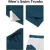imageCOOFANDY Mens Swim Trunks Quick Dry Board Shorts Swimsuit Swimwear Bathing SuitB Peacock Blue