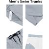 imageCOOFANDY Mens Swim Trunks Quick Dry Board Shorts Swimsuit Swimwear Bathing SuitGrey