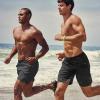 imageCOOFANDY Mens Swim Trunks Quick Dry Board Shorts Swimsuit Swimwear Bathing SuitGrey and Black