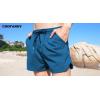 imageCOOFANDY Mens Swim Trunks Quick Dry Board Shorts Swimsuit Swimwear Bathing SuitLake Blue