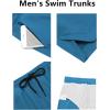 imageCOOFANDY Mens Swim Trunks Quick Dry Board Shorts Swimsuit Swimwear Bathing SuitLake Blue