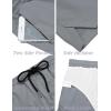 imageCOOFANDY Mens Swim Trunks Quick Dry Board Shorts Swimsuit Swimwear Bathing SuitMedium Grey