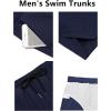 imageCOOFANDY Mens Swim Trunks Quick Dry Board Shorts Swimsuit Swimwear Bathing SuitNavy Blue