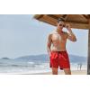 imageCOOFANDY Mens Swim Trunks Quick Dry Board Shorts Swimsuit Swimwear Bathing SuitOrange Red