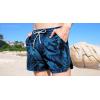 imageCOOFANDY Mens Swim Trunks Quick Dry Board Shorts Swimsuit Swimwear Bathing SuitP Blue Leaves