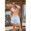imageCOOFANDY Mens Swim Trunks Quick Dry Board Shorts Swimsuit Swimwear Bathing SuitP Blue Stripe