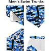 imageCOOFANDY Mens Swim Trunks Quick Dry Board Shorts Swimsuit Swimwear Bathing SuitP Geometric Figures
