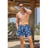 imageCOOFANDY Mens Swim Trunks Quick Dry Board Shorts Swimsuit Swimwear Bathing SuitP Geometric Figures