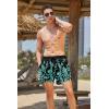 imageCOOFANDY Mens Swim Trunks Quick Dry Board Shorts Swimsuit Swimwear Bathing SuitP Green Floral