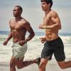 imageCOOFANDY Mens Swim Trunks Quick Dry Board Shorts Swimsuit Swimwear Bathing SuitP Green Plam Leaf