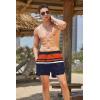imageCOOFANDY Mens Swim Trunks Quick Dry Board Shorts Swimsuit Swimwear Bathing SuitP Red Stripe