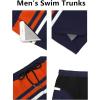 imageCOOFANDY Mens Swim Trunks Quick Dry Board Shorts Swimsuit Swimwear Bathing SuitP Red Stripe