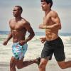 imageCOOFANDY Mens Swim Trunks Quick Dry Board Shorts Swimsuit Swimwear Bathing SuitPalm Tree Flamingo