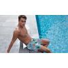imageCOOFANDY Mens Swim Trunks Quick Dry Board Shorts Swimsuit Swimwear Bathing SuitPalm Tree Flamingo