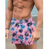 imageCOOFANDY Mens Swim Trunks Quick Dry Board Shorts Swimsuit Swimwear Bathing SuitPalm Tree Pink