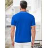 imageCOOFANDY Mens Zipper Polo Shirt Casual Knit Short Sleeve Polo T Shirt Classic Fit ShirtsRoyal Blue