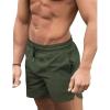 imageCOOFANDY Mens Swim Trunks Quick Dry Board Shorts Swimsuit Swimwear Bathing SuitArmy Green