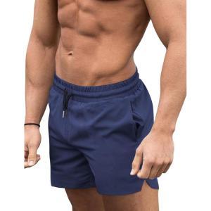 imageCOOFANDY Mens Swim Trunks Quick Dry Board Shorts Swimsuit Swimwear Bathing SuitNavy Blue