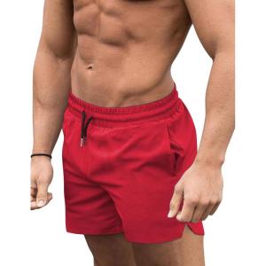 imageCOOFANDY Mens Swim Trunks Quick Dry Board Shorts Swimsuit Swimwear Bathing SuitOrange Red